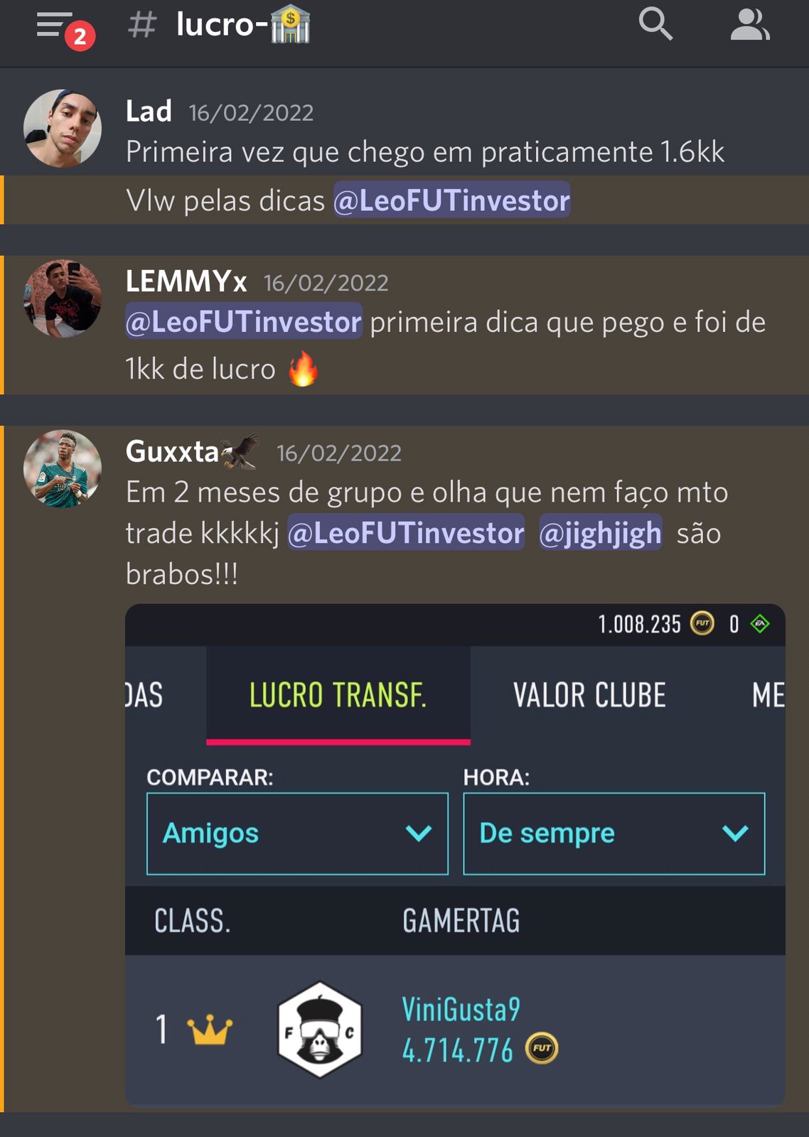 LOKO DO FIFA - TRADE E INVESTIMENTOS (@LOKODOFIFA_OFC) / X